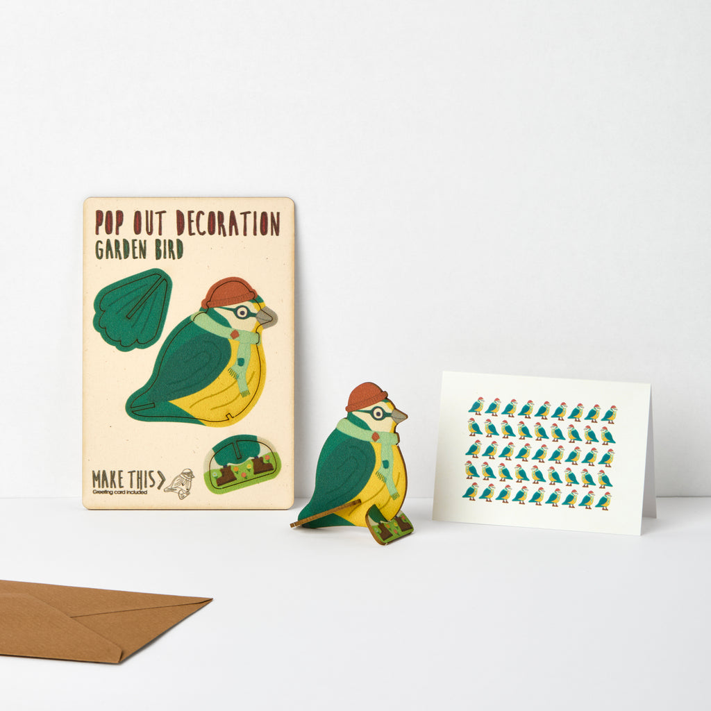 Garden Bird Card | Greeting Card | The Pop Out Card Company | The Pop ...