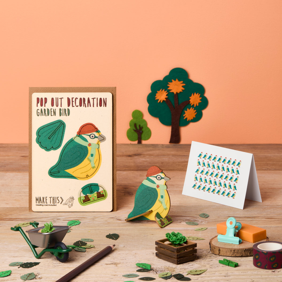 Garden Bird Card | Greeting Card | The Pop Out Card Company | The Pop ...