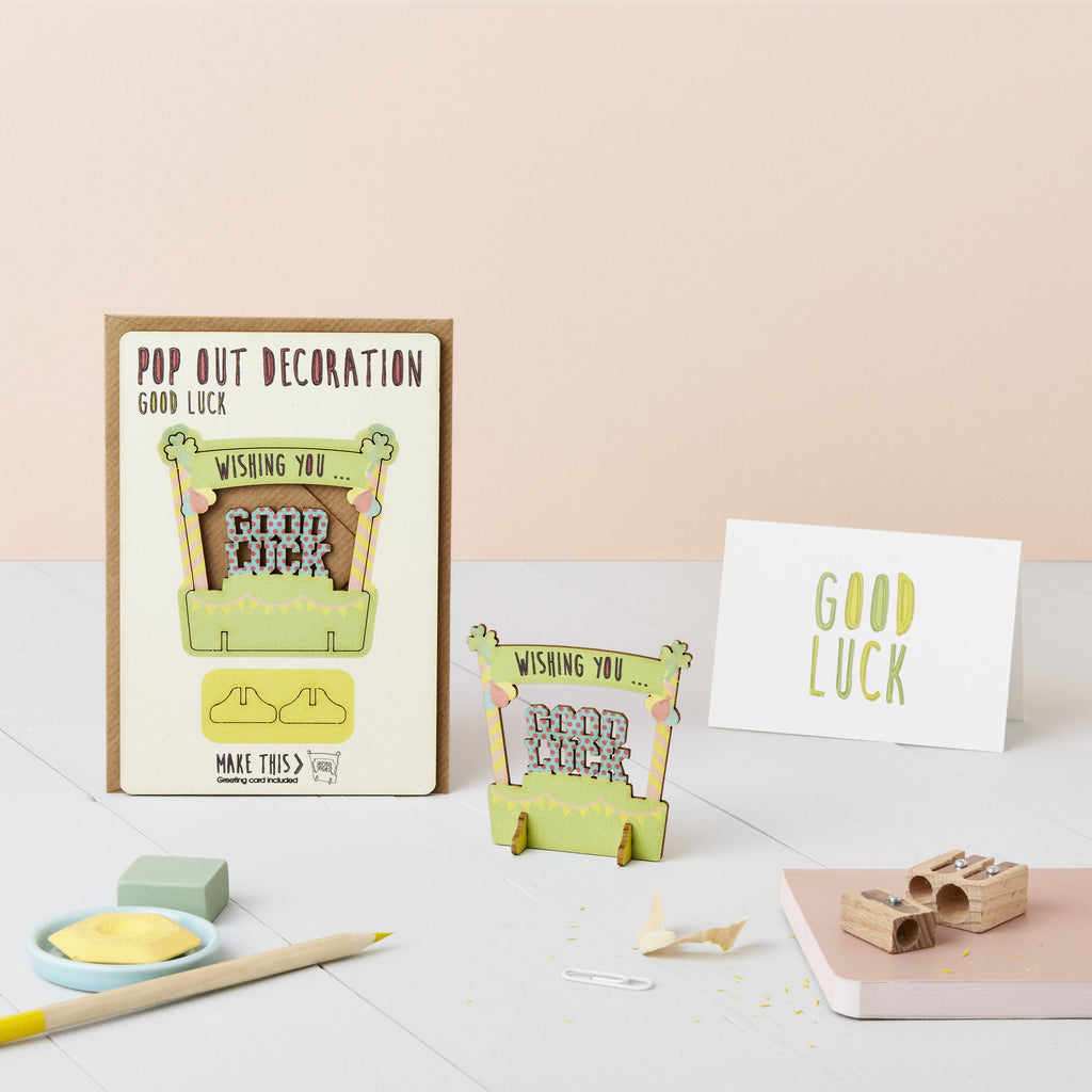 Pop Out Good Luck Greeting Card