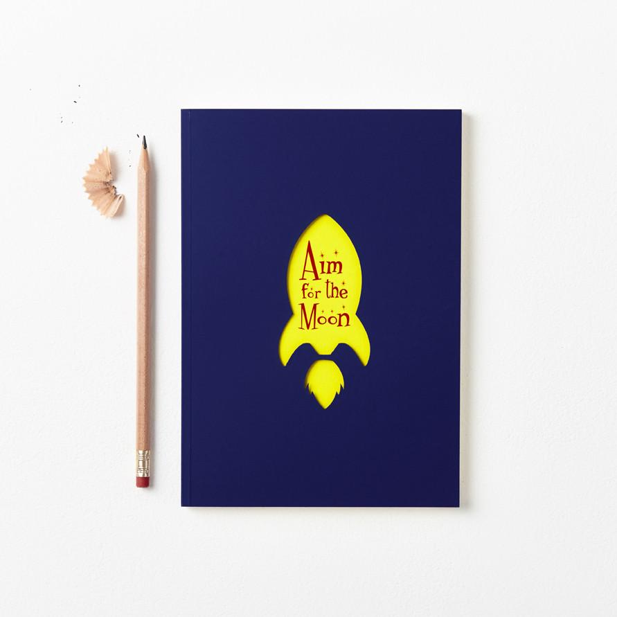 Aim for the Moon Notebook