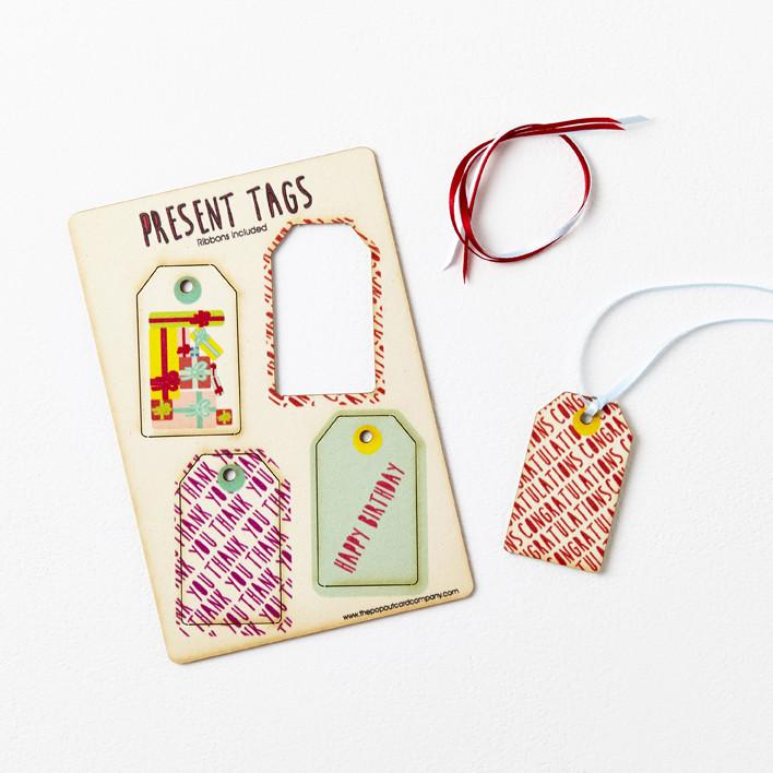 Pop Out Mixed Gift Tags