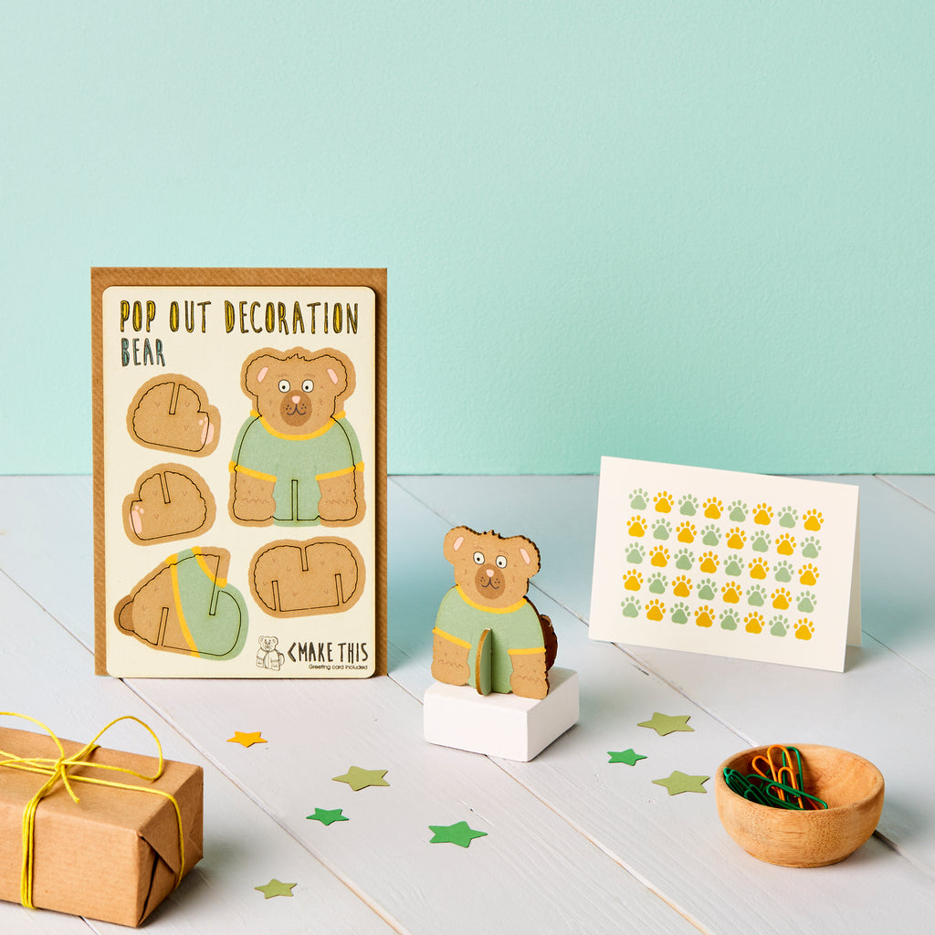 Pop Out Bear Greeting Card
