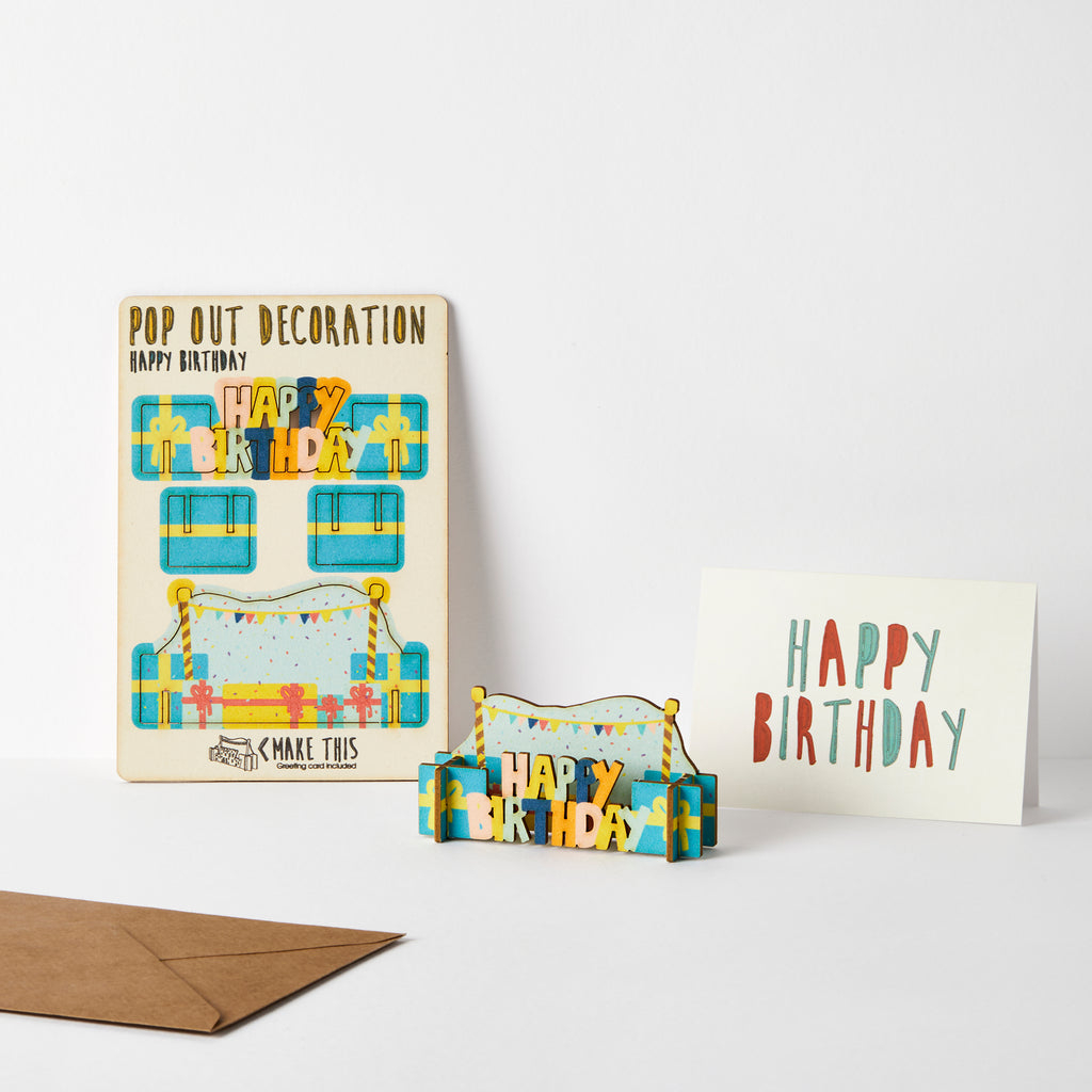 Pop Out Happy Birthday Presents Card