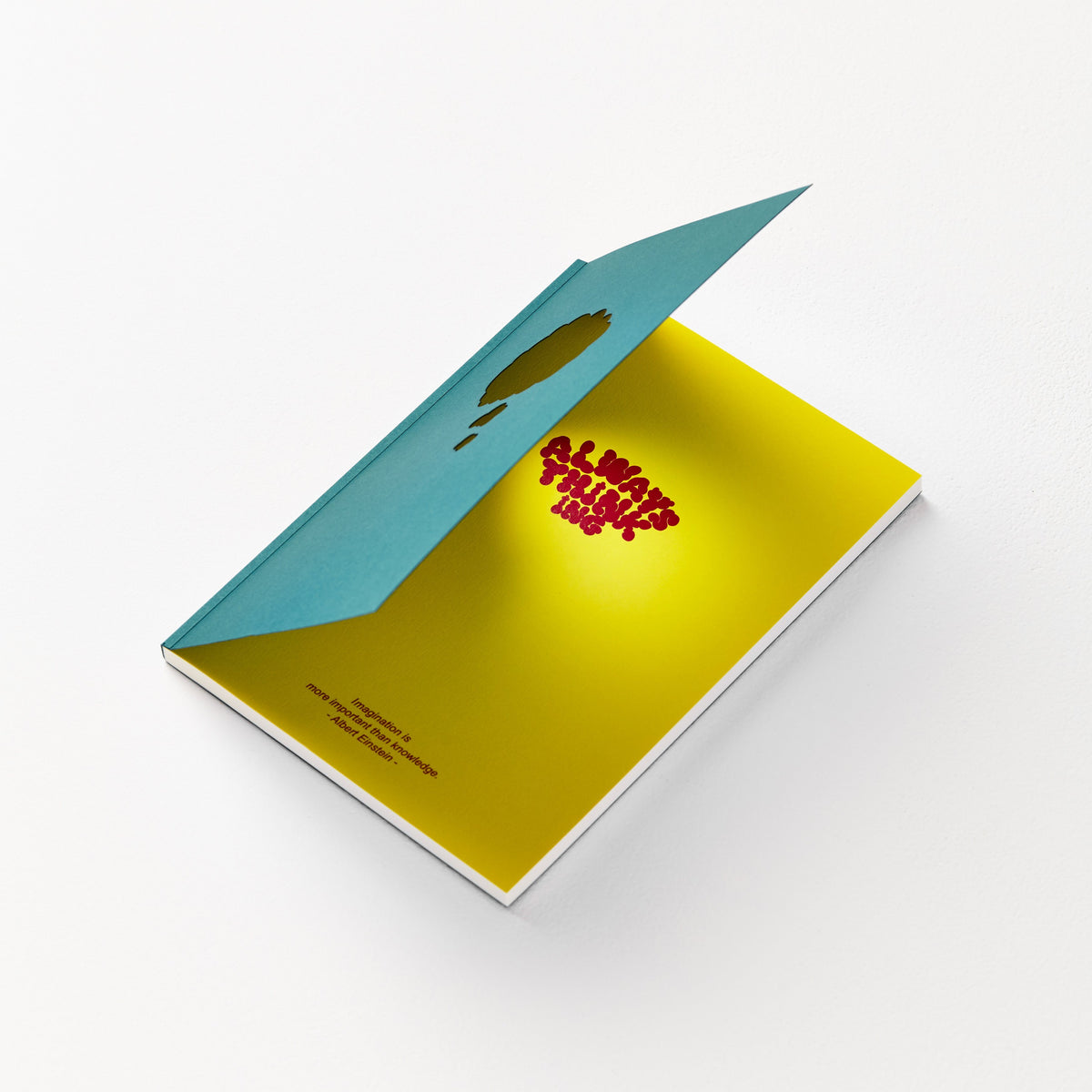 Always Thinking Notebook | Notebook | The Pop Out Card Company | The ...